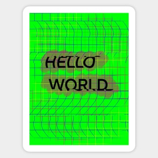 Hello World Sticker